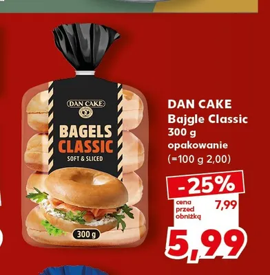 Bajgle Classic Dan Cake promocja w Kaufland