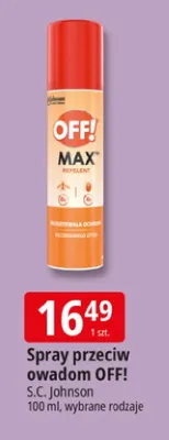 Spray przeciw owadom Max promocja w Leclerc