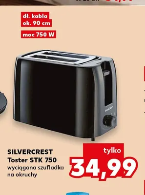 Toster Stk 750 Classic Silvercrest promocja w Kaufland
