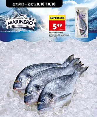 Świeża dorada patroszona Marinero promocja w Biedronka