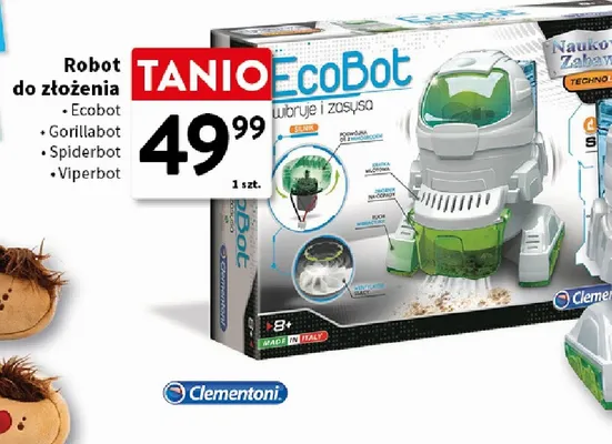 Robot do złożenia Clementoni Gorillabot promocja w Intermarche