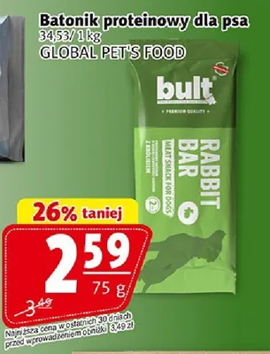 Batonik proteinowy dla psa promocja w Prim Market