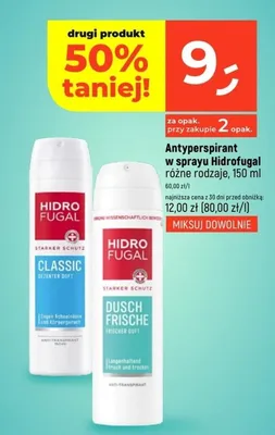 Antyperspirant w sprayu różne rodzaje, 150 ml promocja w Dealz