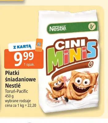 Płatki śniadaniowe Nestlé promocja w Leclerc