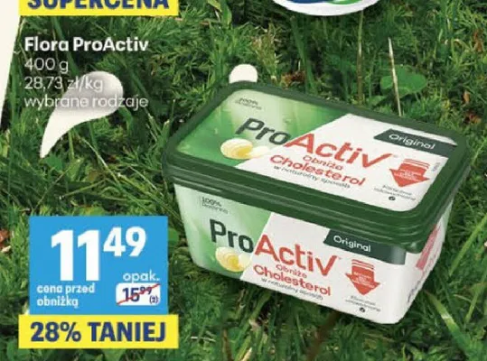 Margaryna Flora ProActiv Original promocja w Delikatesy Centrum