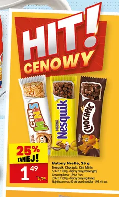 Baton Cini Minis Nestlé promocja w Twój Market