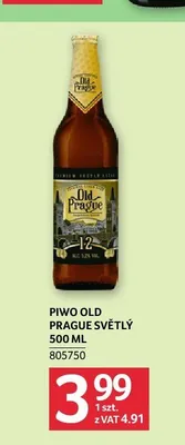 Piwo Old Prague Světlý promocja w Selgros