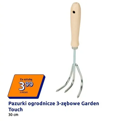 Pazurki ogrodnicze 3-zębowe promocja w Action