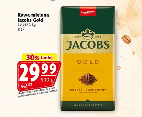 Kawa mielona Jacobs Gold promocja w Prim Market
