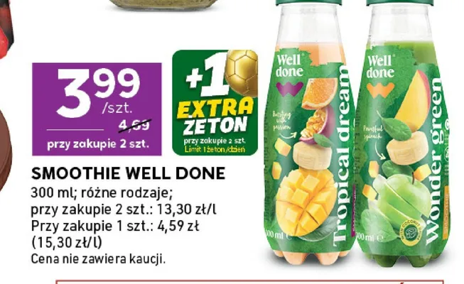 Smoothie Tropical dream Well Done promocja w Stokrotka