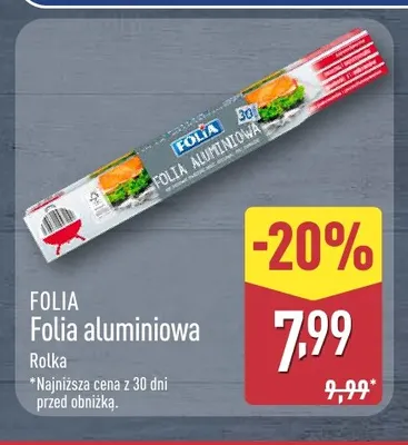Folia aluminiowa promocja w Aldi