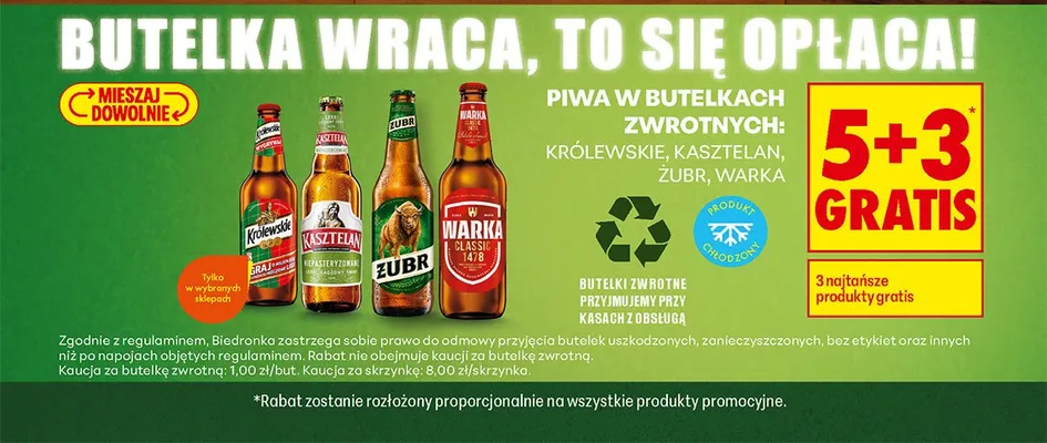 Piwo Królewskie promocja w Biedronka
