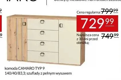Komoda Camaro Typ 9 promocja w Abra Meble