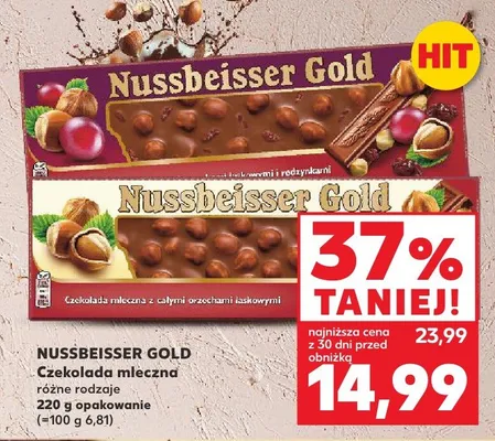 Czekolada mleczna różne rodzaje promocja w Kaufland