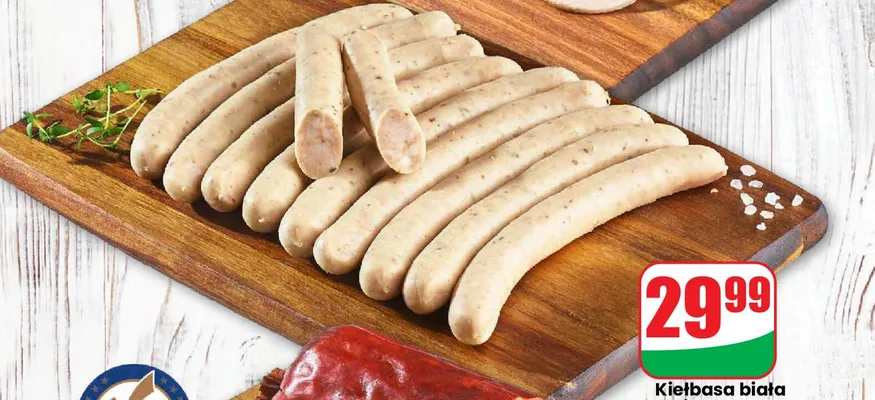 Kiełbasa biała promocja w Dino