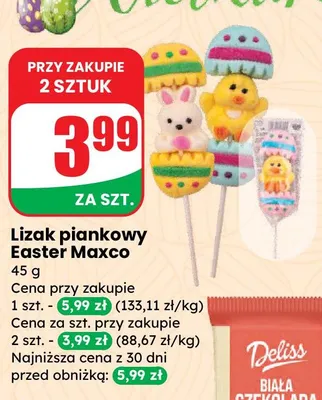 Lizak piankowy Easter promocja w Dino
