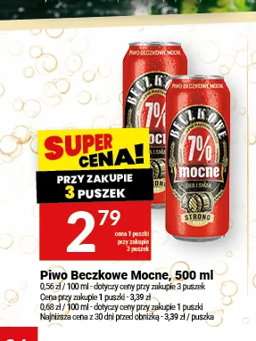 Piwo Beczkowe Mocne promocja w Twój Market