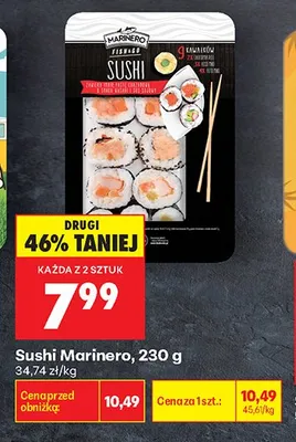 Sushi Marinero Fish&Go promocja w Biedronka