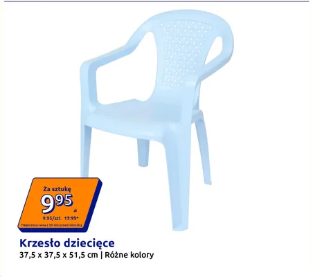 Krzesło dziecięce promocja w Action