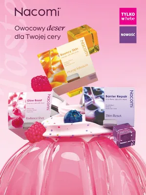 Maska do twarzy Nacomi Bouncy Skin Mango Jelly-Milk Mask Plump Infusion promocja w Hebe