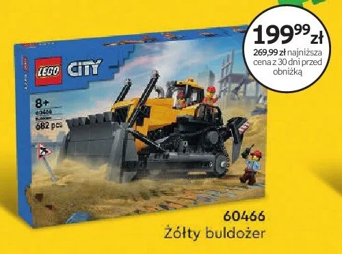 Klocki LEGO City 60466 Żółty buldożer promocja w Dzień Dziecka