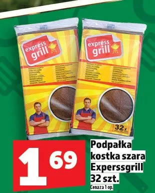 Podpałka kostka szara promocja w TOPAZ