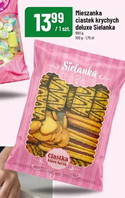 Mieszanka ciastek kruchych deluxe Sielanka promocja w POLOmarket
