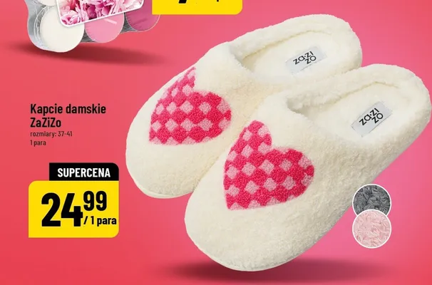 Kapcie damskie ZaZiZo promocja w POLOmarket