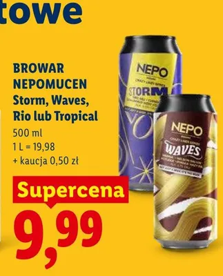 Piwo Nepomucen Storm promocja w Lidl