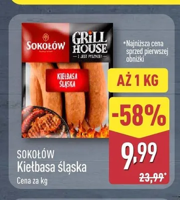 Kiełbasa śląska Sokołów promocja w Aldi