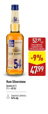 Rum Silverstone promocja w Aldi