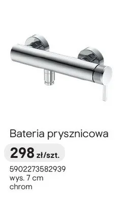 Bateria prysznicowa Valvex chrom promocja w Castorama