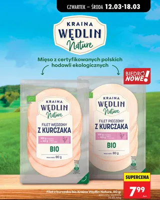 Filet z kurczaka pieczony promocja w Biedronka