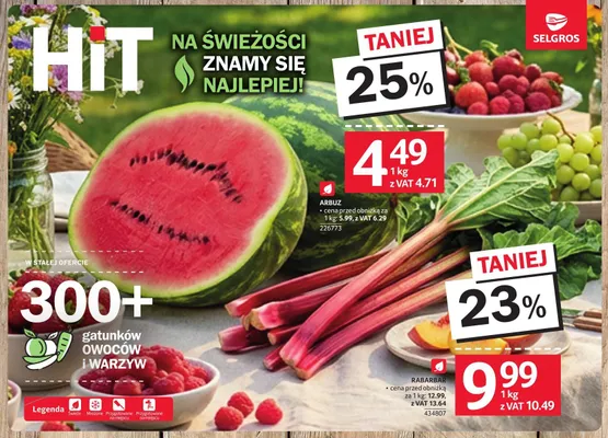 Arbuz promocja w Selgros