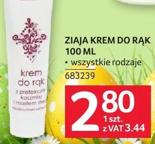Krem do rąk ZIAJA 100 ml promocja w Selgros