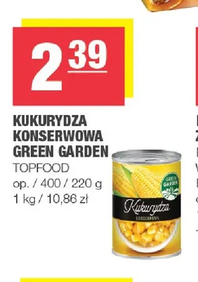 Kukurydza konserwowa Green Garden promocja w SPAR