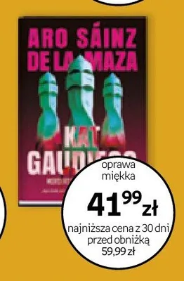 Książka Kat Gaudí oprawa miękka promocja w Empik