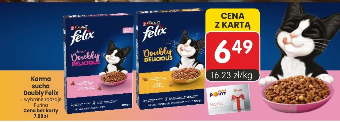 Karma sucha Doubly Delicious promocja w Market Point