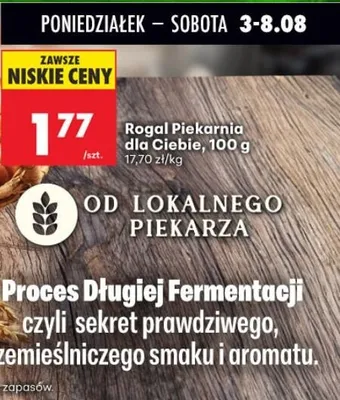 Rogal Piekarnia dla Ciebie promocja w Biedronka