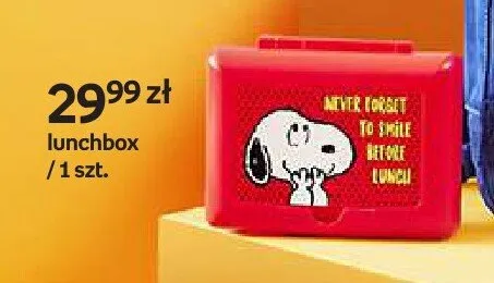 Lunchbox Snoopy promocja w Empik