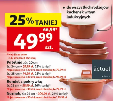Patelnia actuel śr. 20cm promocja w Auchan