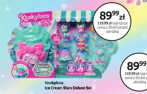Zabawka Kookyloos Ice Cream Stars Deluxe Set promocja w Dzień Dziecka