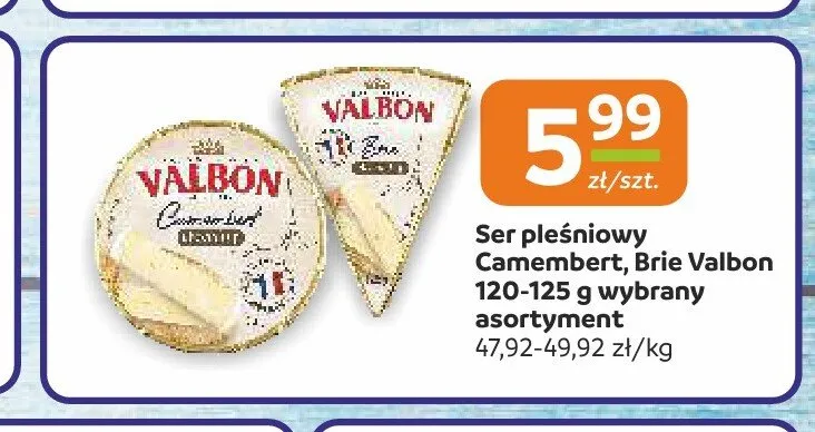 Ser pleśniowy Brie Valbon promocja w Społem Częstochowa