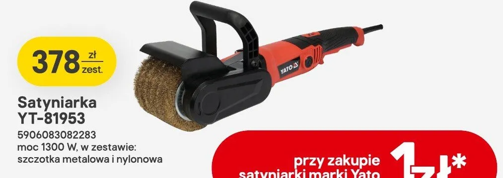 Satyniarka YT-81953 promocja w Castorama