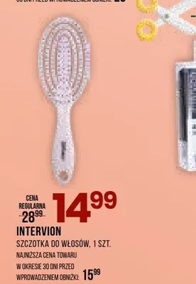 Szczotka do włosów INTERVION promocja w Drogerie Natura