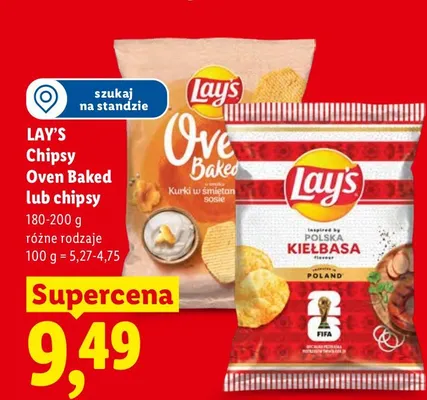 Chipsy Lay's Polska Kiełbasa promocja w Lidl