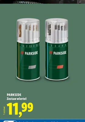 Zestaw wierteł Parkside promocja w Lidl