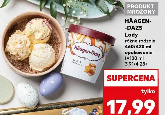 Lody różne rodzaje promocja w Kaufland