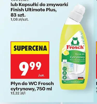 Płyn do WC Frosch cytrynowy promocja w Biedronka