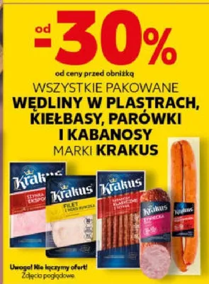Wędliny w plastrach promocja w Kaufland